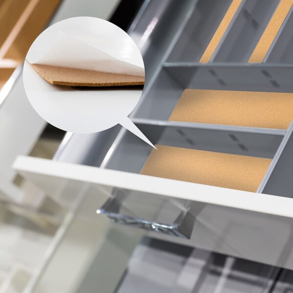 Shelf liner, peel and stick back